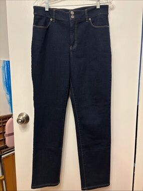 💐 2 for $25 Reitmans Stretchy Dark Indigo Straight Leg Jeans